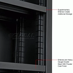 Interion By Global Industrial Interion® Extra Black Shelf For All Steel Bookcase 8 Interion By Global Industrial Interion® Extra Black Shelf For All Steel Bookcase -Shelving Sales Store 277443BK 1wco