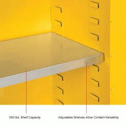 Global Industrial™ Shelf For 30 & 45 Gallon Flammable Cabinet, 39-3/5"Wx14"D -Shelving Sales Store 298542IN 2wco