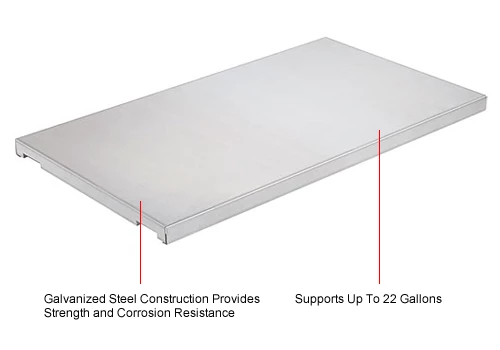 Global Industrial Shelf For 22 Gallon Flammable Cabinet, 31-3/5"Wx18"D 7 Global Industrial Shelf For 22 Gallon Flammable Cabinet, 31-3/5"Wx18"D - Image 7