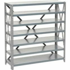 Global Industrial™ Steel Open Shelving 7 Shelves/No Bin, 36"W x 12"D x 39"H