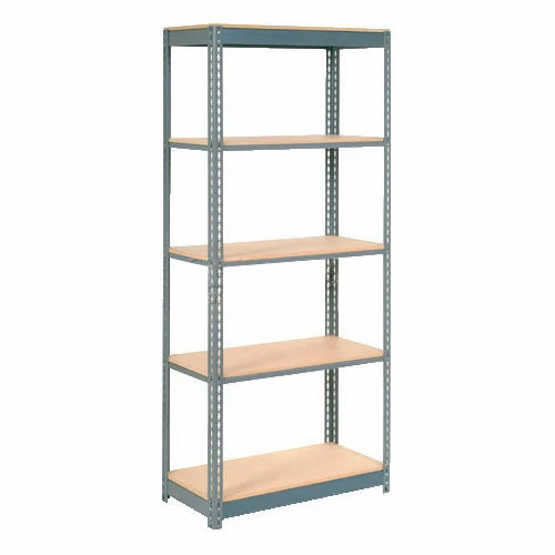 Global Industrial™ Heavy Duty Shelving 36"W x 18"D x 60"H With 5 Shelves - Wood Deck - Gray 1 Global Industrial™ Heavy Duty Shelving 36"W x 18"D x 60"H With 5 Shelves - Wood Deck - Gray