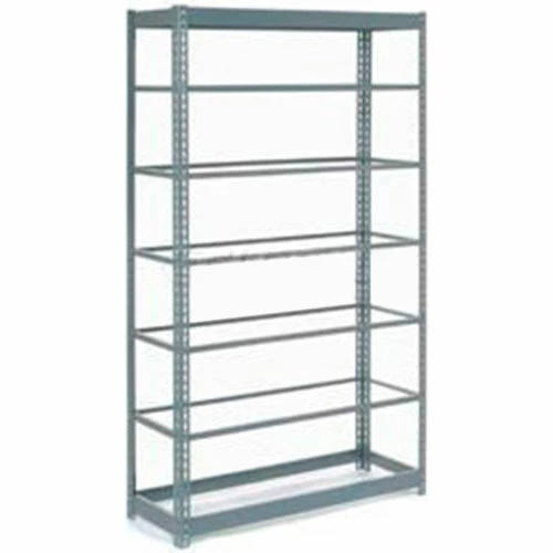 Global Industrial™ Heavy Duty Shelving 48"W x 12"D x 96"H With 7 Shelves - No Deck - Gray 1 Global Industrial™ Heavy Duty Shelving 48"W x 12"D x 96"H With 7 Shelves - No Deck - Gray