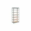 Global Industrial™ Heavy Duty Shelving 36"W x 18"D x 96"H With 7 Shelves - Wood Deck - Gray