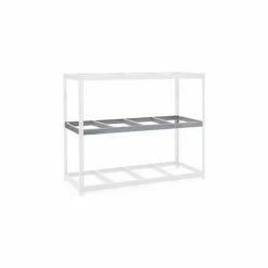 Global Industrial™ Additional Level For Wide Span Rack 48"Wx48"D No Deck 1200 Lb Capacity, Gray