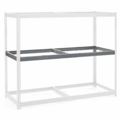 Global Industrial™ Additional Level For Wide Span Rack 96"Wx24"D No Deck 1100 Lb Capacity, Gray