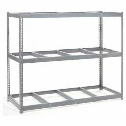 Global Industrial™ Wide Span Rack 96Wx36Dx 60H, 3 Shelves No Deck 800 Lb Cap. Per Level, Gray
