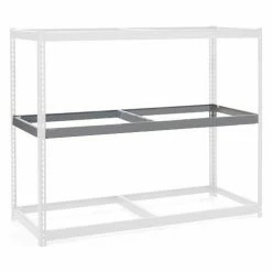 Global Industrial™ Additional Level For Wide Span Rack 72"W x 36"D No Deck 900 Lb Capacity, Gry