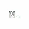 Nexel® Aluminum Shelf Clips with Retaining Ring - Set of 4