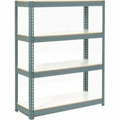 Global Industrial™ Extra Heavy Duty Shelving 48Wx24Dx84H 6 Shelves 1200 lbs. Cap. Per Level GRY