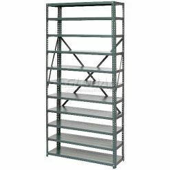 Global Industrial™ Steel Open Shelving 10 Shelves No Bin - 36x18x73