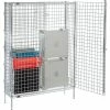 Nexel® Chrome, Security Shelving Unit, 48"W x 14"D x 66"H