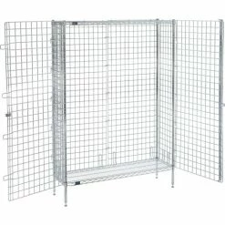 Nexel® Chrome, Security Shelving Unit, 48"W x 14"D x 66"H -Shelving Sales Store 320924C 03