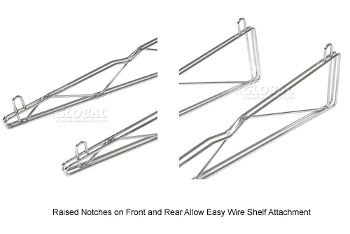 Nexel 14" Single Arm Shelf Bracket (Pair) 7 Nexel 14" Single Arm Shelf Bracket (Pair) - Image 7