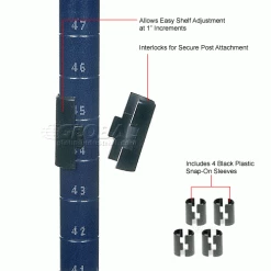 Nexel®, Nexelite®, Vented Plastic Mat Shelf, 42"W x 18"D 20 Nexel®, Nexelite®, Vented Plastic Mat Shelf, 42"W x 18"D -Shelving Sales Store 331469N 2wco 4