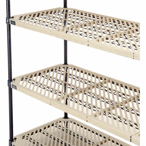 Nexel®, Nexelite®, 4 Tier, Vented Plastic Mat Shelving Unit, 60"W x 21"D x 54"H 8 Nexel®, Nexelite®, 4 Tier, Vented Plastic Mat Shelving Unit, 60"W x 21"D x 54"H - Image 8