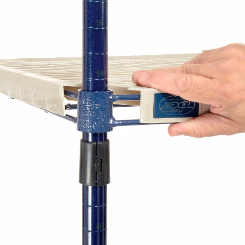 Nexel®, Nexelite®, 4 Tier, Vented Plastic Mat Shelving Unit, 60"W x 18"D x 54"H 10 Nexel®, Nexelite®, 4 Tier, Vented Plastic Mat Shelving Unit, 60"W x 18"D x 54"H - Image 10