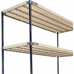 Nexel®, Nexelite®, 4 Tier, Vented Plastic Mat Shelving Unit, 54"W x 21"D x 63"H 22 Nexel®, Nexelite®, 4 Tier, Vented Plastic Mat Shelving Unit, 54"W x 21"D x 63"H -Shelving Sales Store 331485N 06
