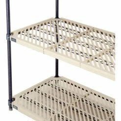 Nexel®, Nexelite®, 4 Tier, Vented Plastic Mat Shelving Unit, 54"W x 21"D x 63"H 23 Nexel®, Nexelite®, 4 Tier, Vented Plastic Mat Shelving Unit, 54"W x 21"D x 63"H -Shelving Sales Store 331485N 07