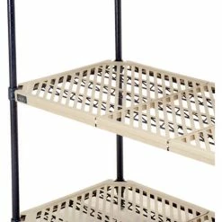 Nexel®, Nexelite®, 4 Tier, Vented Plastic Mat Shelving Unit, 60"W x 21"D x 63"H 23 Nexel®, Nexelite®, 4 Tier, Vented Plastic Mat Shelving Unit, 60"W x 21"D x 63"H -Shelving Sales Store 331486N 07