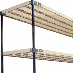 Nexel®, Nexelite®, 4 Tier, Vented Plastic Mat Shelving Unit, 72"W x 24"D x 63"H 17 Nexel®, Nexelite®, 4 Tier, Vented Plastic Mat Shelving Unit, 72"W x 24"D x 63"H -Shelving Sales Store 331487N 06 2
