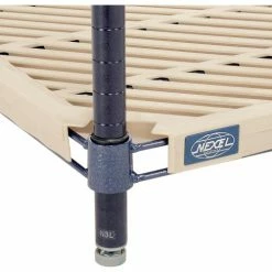 Nexel®, Nexelite®, 4 Tier, Vented Plastic Mat Shelving Unit, 48"W x 24"D x 74"H -Shelving Sales Store 331539N 05