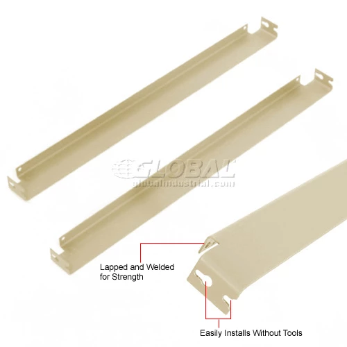 Global Industrial™ 48" Long Tan Center Deck Support 6 Global Industrial™ 48" Long Tan Center Deck Support - Image 6