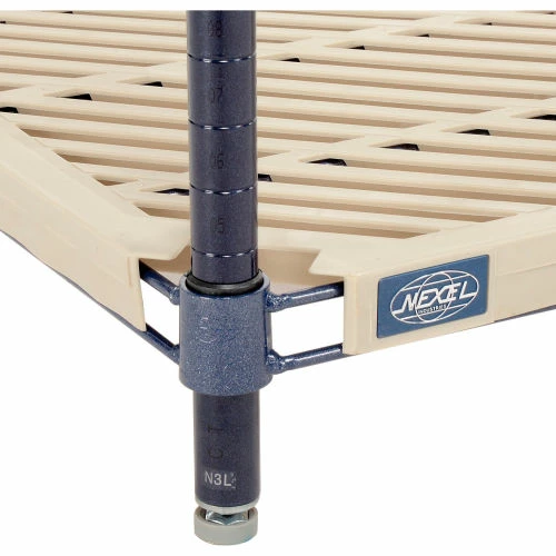 Nexel®, Nexelite®, 4 Tier, Vented Plastic Mat Shelving Unit, 54"W x 18"D x 86"H 6 Nexel®, Nexelite®, 4 Tier, Vented Plastic Mat Shelving Unit, 54"W x 18"D x 86"H - Image 6