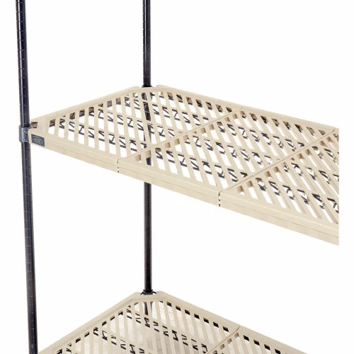 Nexel®, Nexelite®, 4 Tier, Vented Plastic Mat Shelving Unit, 54"W x 18"D x 86"H 8 Nexel®, Nexelite®, 4 Tier, Vented Plastic Mat Shelving Unit, 54"W x 18"D x 86"H - Image 8