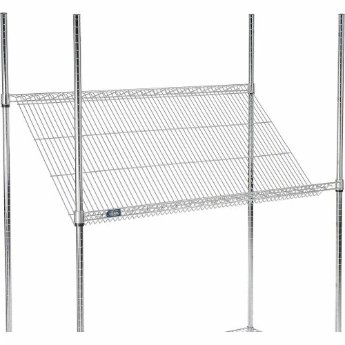 Nexel® SS2448C Chrome Slant Wire Shelf 48"W x 24"D 1 Nexel® SS2448C Chrome Slant Wire Shelf 48"W x 24"D