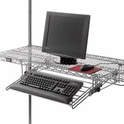 Nexel® AKD211 Chrome Wire Keyboard Drawer -Shelving Sales Store 339042 11