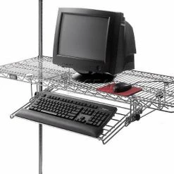 Nexel® AKD211 Chrome Wire Keyboard Drawer -Shelving Sales Store 339042 12