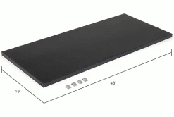 Global Industrial Shelves For 48"Wx18"D Storage Cabinet, Black, 2 Pack 15 Global Industrial Shelves For 48"Wx18"D Storage Cabinet, Black, 2 Pack -Shelving Sales Store 493315BK dim