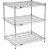 Nexel® ESD, 3 Tier, Wire Shelving Starter Unit, 42"W x 18"D x 34"H