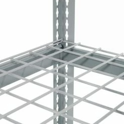 Global Industrial Wide Span Rack 96Wx24Dx96H, 3 Shelves Wire Deck 1100 Lb Cap. Per Level, Gray -Shelving Sales Store 502469 02 4