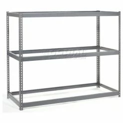 Global Industrial Wide Span Rack 72"Wx24"Dx84"H W/ 3 Shelves No Deck 750 Lb Capacity Per Level