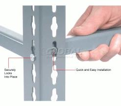 Global Industrial™ 24" Long Gray Single Rivet Beam -Shelving Sales Store 502580 3wco 1