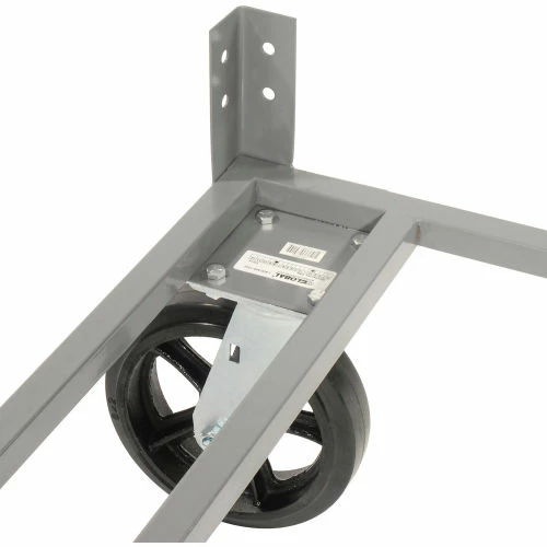 Global Industrial™ 60"Wx24"D Gray Dolly Base Without Casters 2 Global Industrial™ 60"Wx24"D Gray Dolly Base Without Casters - Image 2