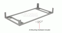 Global Industrial™ 60"Wx24"D Gray Dolly Base Without Casters 21 Global Industrial™ 60"Wx24"D Gray Dolly Base Without Casters -Shelving Sales Store 502589 4wco 2