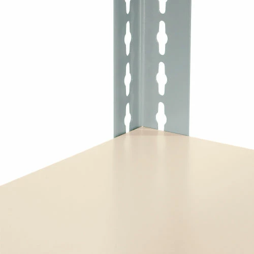 Global Industrial Wide Span Rack 72x24x60, 3 Shelves Deck 900 Lb. Cap Per Level, Gray 3 Global Industrial Wide Span Rack 72x24x60, 3 Shelves Deck 900 Lb. Cap Per Level, Gray - Image 3