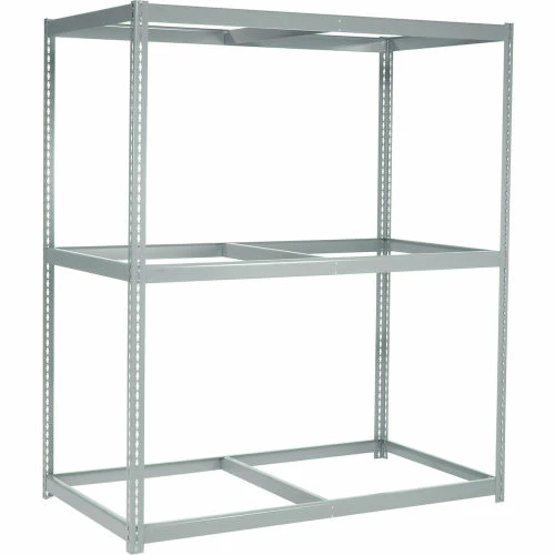 Global Industrial Wide Span Rack 72x24x96, 3 Shelves Deck 900 Lb. Cap Per Level, Gray 5 Global Industrial Wide Span Rack 72x24x96, 3 Shelves Deck 900 Lb. Cap Per Level, Gray - Image 5