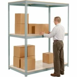 Global Industrial™ Additional Shelf With Laminated Deck 72"W x 24"D - Gray 29 Global Industrial™ Additional Shelf With Laminated Deck 72"W x 24"D - Gray -Shelving Sales Store 504219GY 05 4