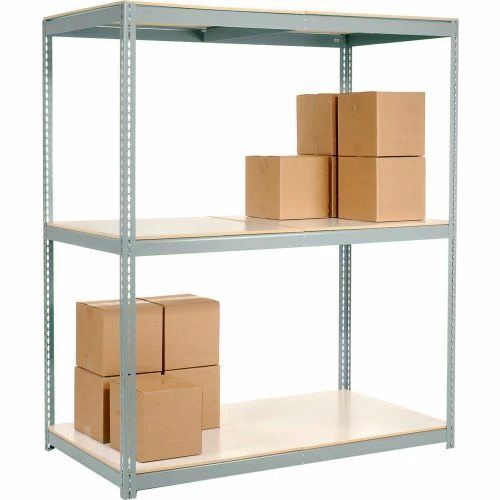 Global Industrial Additional Shelf With Laminated Deck 96"W x 48"D - Gray 6 Global Industrial Additional Shelf With Laminated Deck 96"W x 48"D - Gray - Image 6