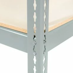 Global Industrial Wide Span Rack 96x24x84 3 Shelves Deck 1100 lb. Cap Per Level Gray -Shelving Sales Store 504219GY 08 6