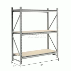 Global Industrial Additional Level, Wood Deck, 72"Wx24"D 28 Global Industrial Additional Level, Wood Deck, 72"Wx24"D -Shelving Sales Store 504284A dim
