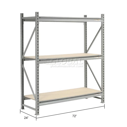 Global Industrial Additional Level, Wood Deck, 72"Wx24"D 14 Global Industrial Additional Level, Wood Deck, 72"Wx24"D - Image 14