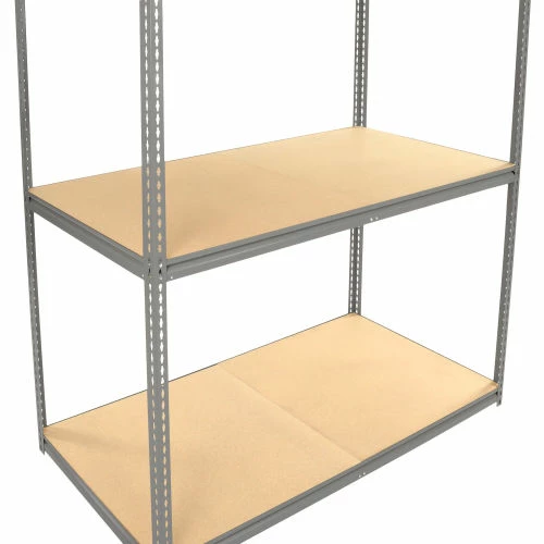 Global Industrial High Cap. Starter Rack 72Wx48Dx84H 3 Levels Wood Deck 1000lb Per Shelf GRY 3 Global Industrial High Cap. Starter Rack 72Wx48Dx84H 3 Levels Wood Deck 1000lb Per Shelf GRY - Image 3