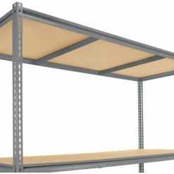 Global Industrial High Capacity Starter Rack 96x36x843 Levels Wood Deck 800lb Per Shelf GRY 22 Global Industrial High Capacity Starter Rack 96x36x843 Levels Wood Deck 800lb Per Shelf GRY -Shelving Sales Store 580900GY 05