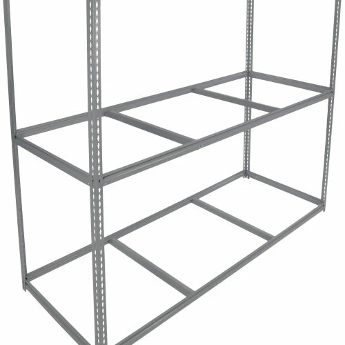 Global Industrial High Capacity Starter Rack 96x24x963 Levels Wood Deck 800lb Per Shelf GRY 8 Global Industrial High Capacity Starter Rack 96x24x963 Levels Wood Deck 800lb Per Shelf GRY - Image 8