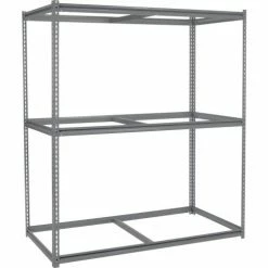 Global Industrial High Cap. Starter Rack 72Wx48Dx84H 3 Level Steel Deck 1000lb Per Shelf GRY 22 Global Industrial High Cap. Starter Rack 72Wx48Dx84H 3 Level Steel Deck 1000lb Per Shelf GRY -Shelving Sales Store 580909GY 06