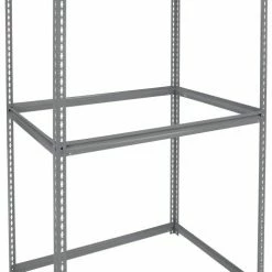 Global Industrial High Cap. Starter Rack 48Wx48Dx84H 3 Levels Wire Deck 1500lb Per Shelf GRY -Shelving Sales Store 580915GY 06